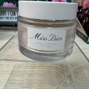 Dior Pearl Bath Beads in Clear Jar